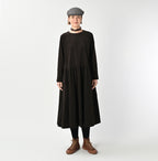 Pin Corduroy Tent Dress Female Model