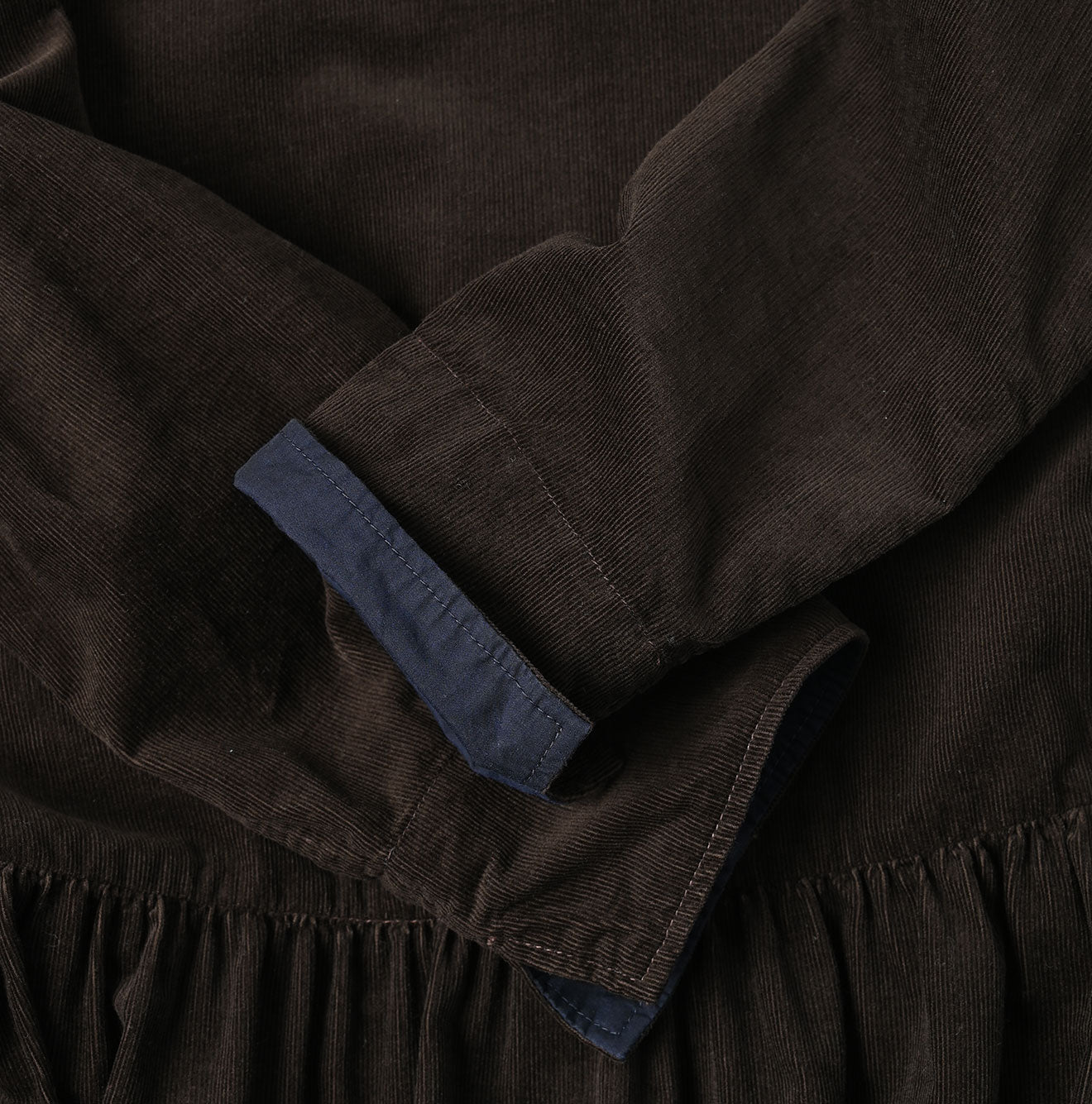 Pin Corduroy Tent Dress Detail