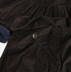 Pin Corduroy Tent Dress Detail