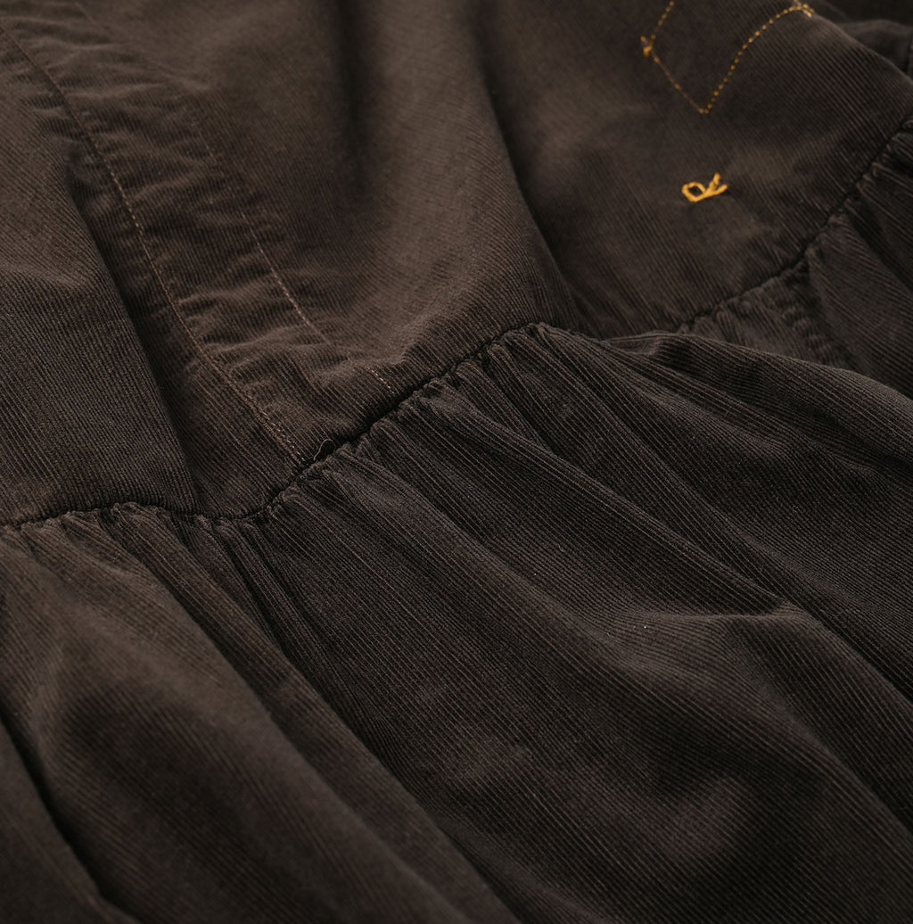 Pin Corduroy Tent Dress Detail