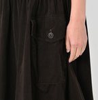 Pin Corduroy Tent Dress Detail
