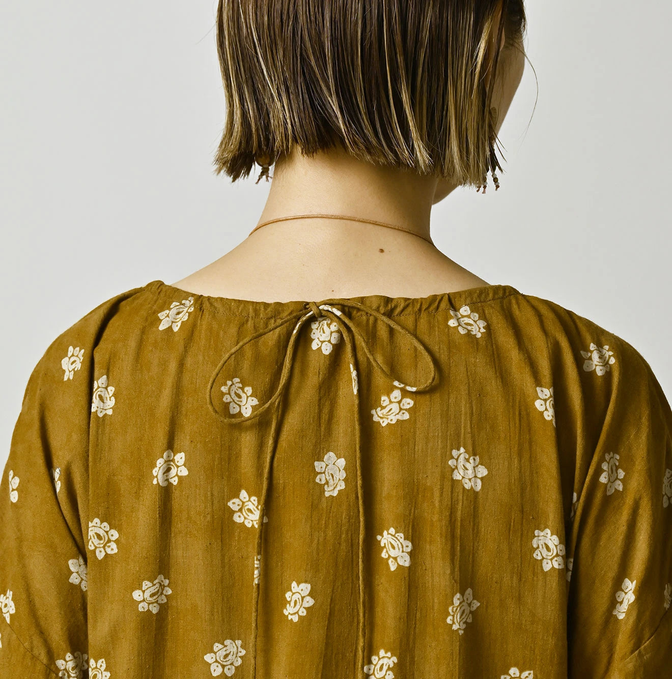 Indian Khadi Bandana Mix A la Mode Patchwork Tiered Dress