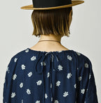 Indigo Hira Bandana Mix A la Mode Patchwork Tiered Dress
