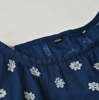 Indigo Hira Bandana Mix A la Mode Patchwork Tiered Dress