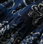 Indigo Hira Bandana Mix A la Mode Patchwork Tiered Dress