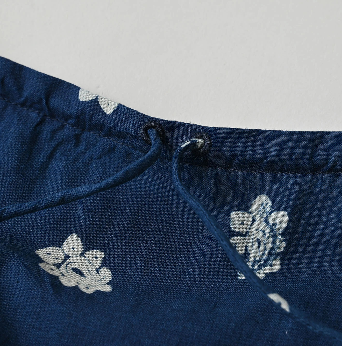 Indigo Hira Bandana Mix A la Mode Patchwork Tiered Dress