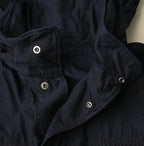 Indigo Thin Back Satin Hooded Dress