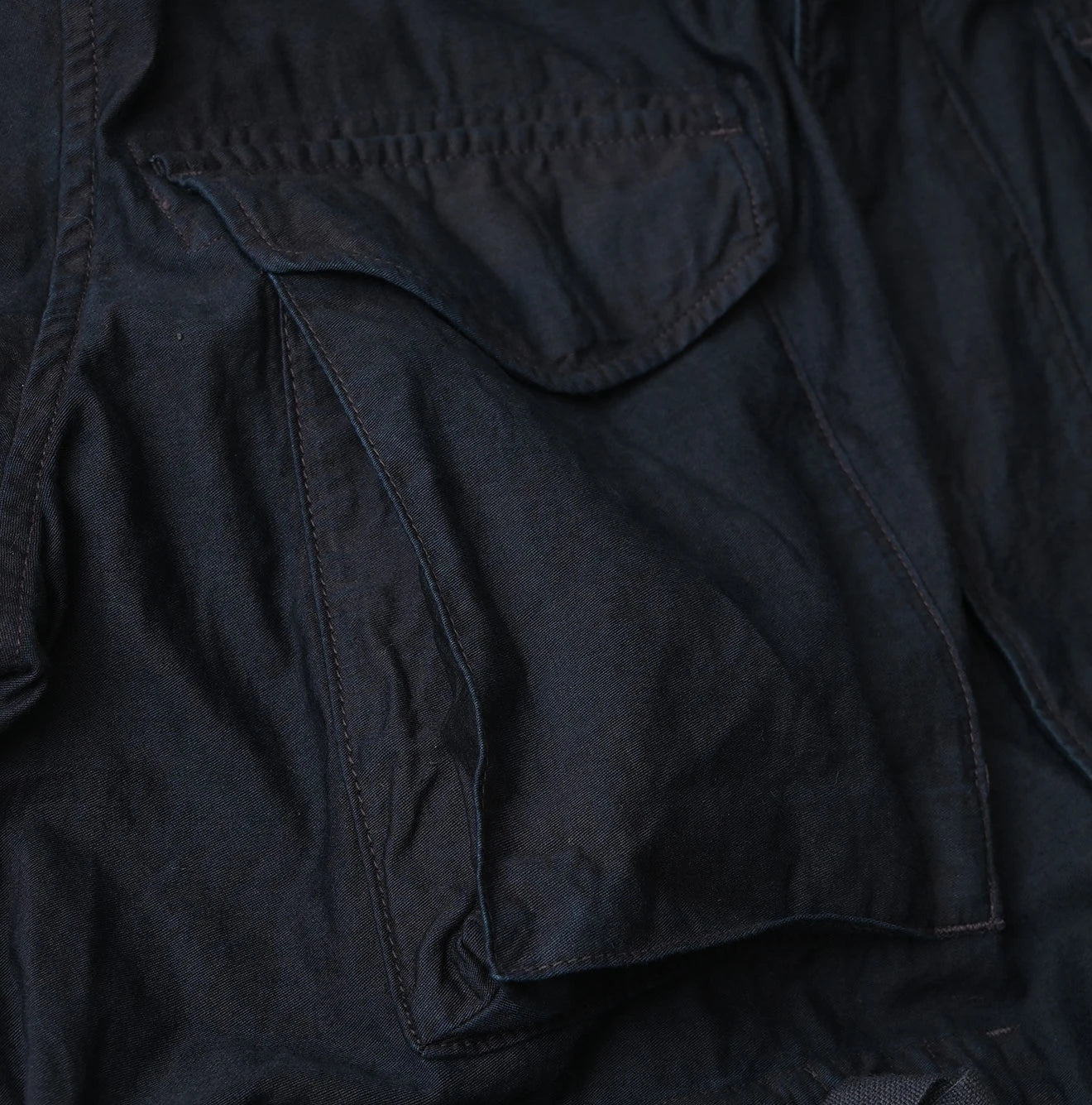 Indigo Thin Back Satin Hooded Dress