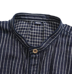 Indigo Fuwa Fuwa Double Woven Easy Dress Detail