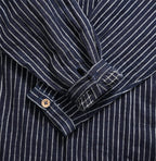 Indigo Fuwa Fuwa Double Woven Easy Dress Detail