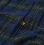 Indigo Fuwafuwa Double Woven Dress Detail