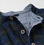 Indigo Fuwafuwa Double Woven Dress Detail