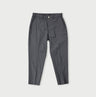 Combed Wool Easy Slacks WOMEN Gray Stripe
