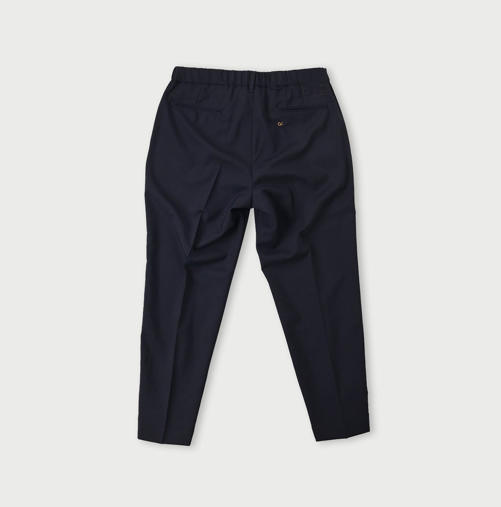Combed Wool Easy Slacks WOMEN Back