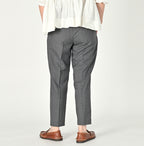 Combed Wool Easy Slacks WOMEN Female Model
