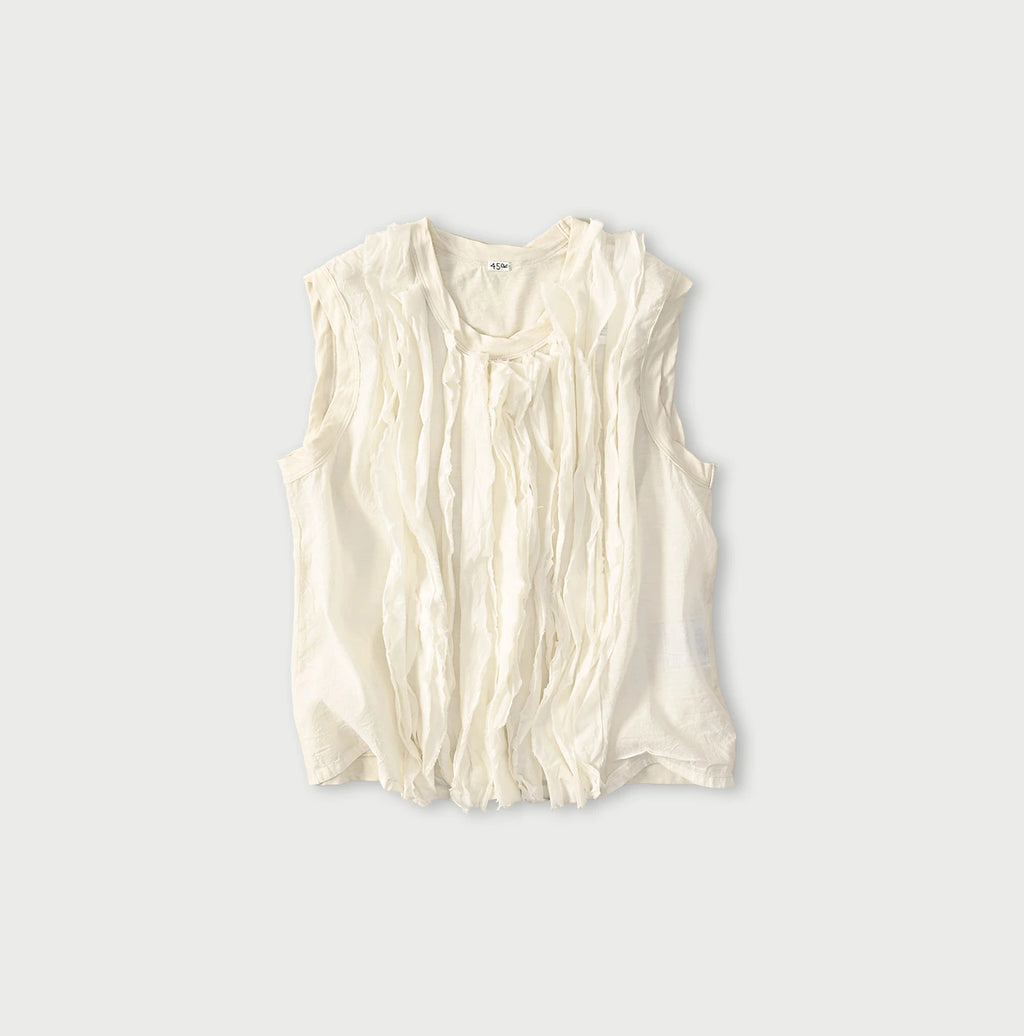 Tenjiku x Feather Khadi Silk Frill Cami