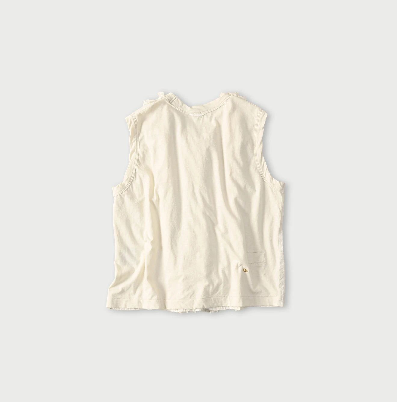 Tenjiku x Feather Khadi Silk Frill Cami