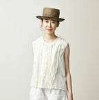 Tenjiku x Feather Khadi Silk Frill Cami