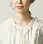 Tenjiku x Feather Khadi Silk Frill Cami