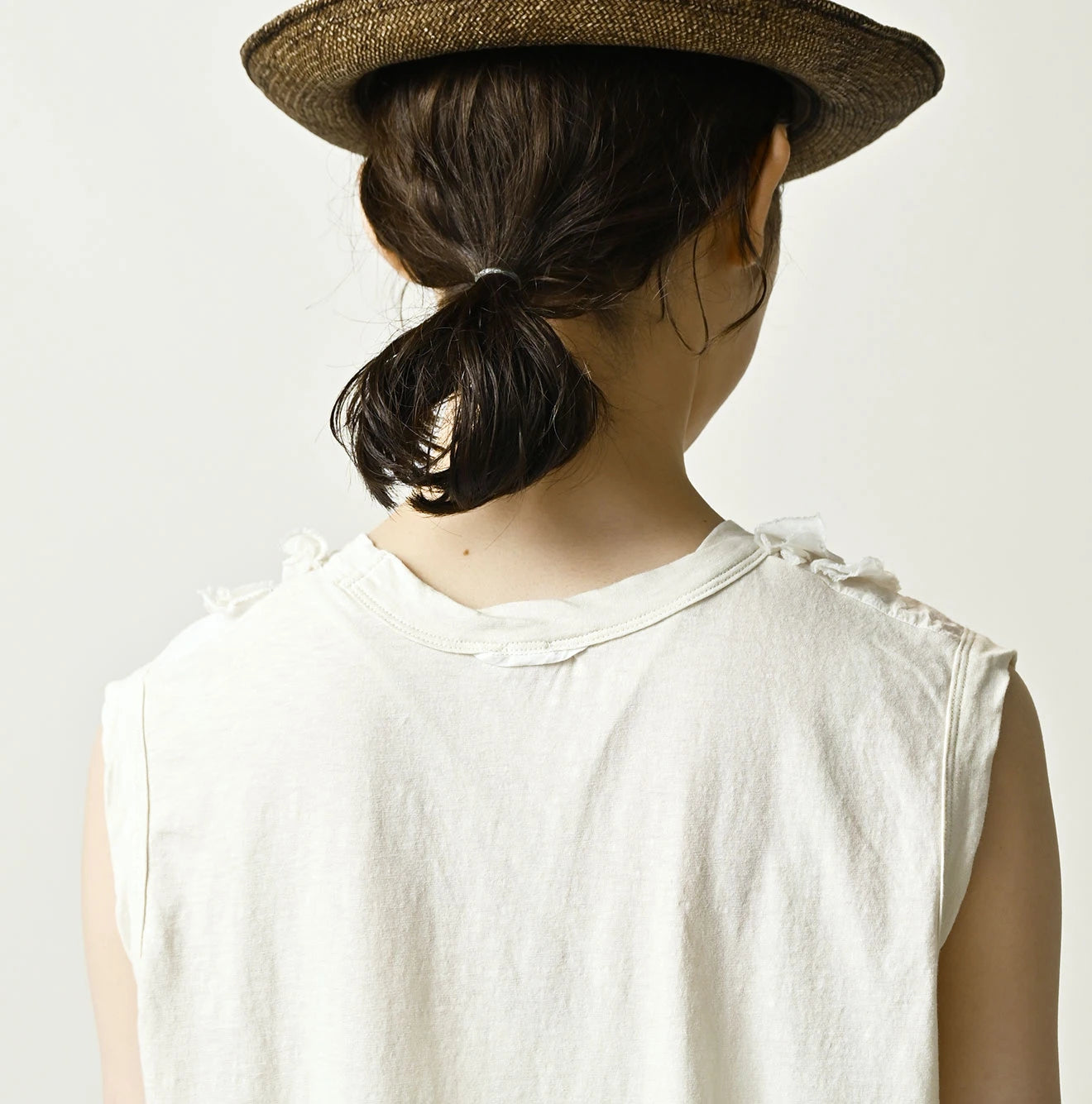 Tenjiku x Feather Khadi Silk Frill Cami