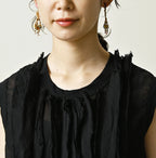 Tenjiku x Feather Khadi Silk Frill Cami
