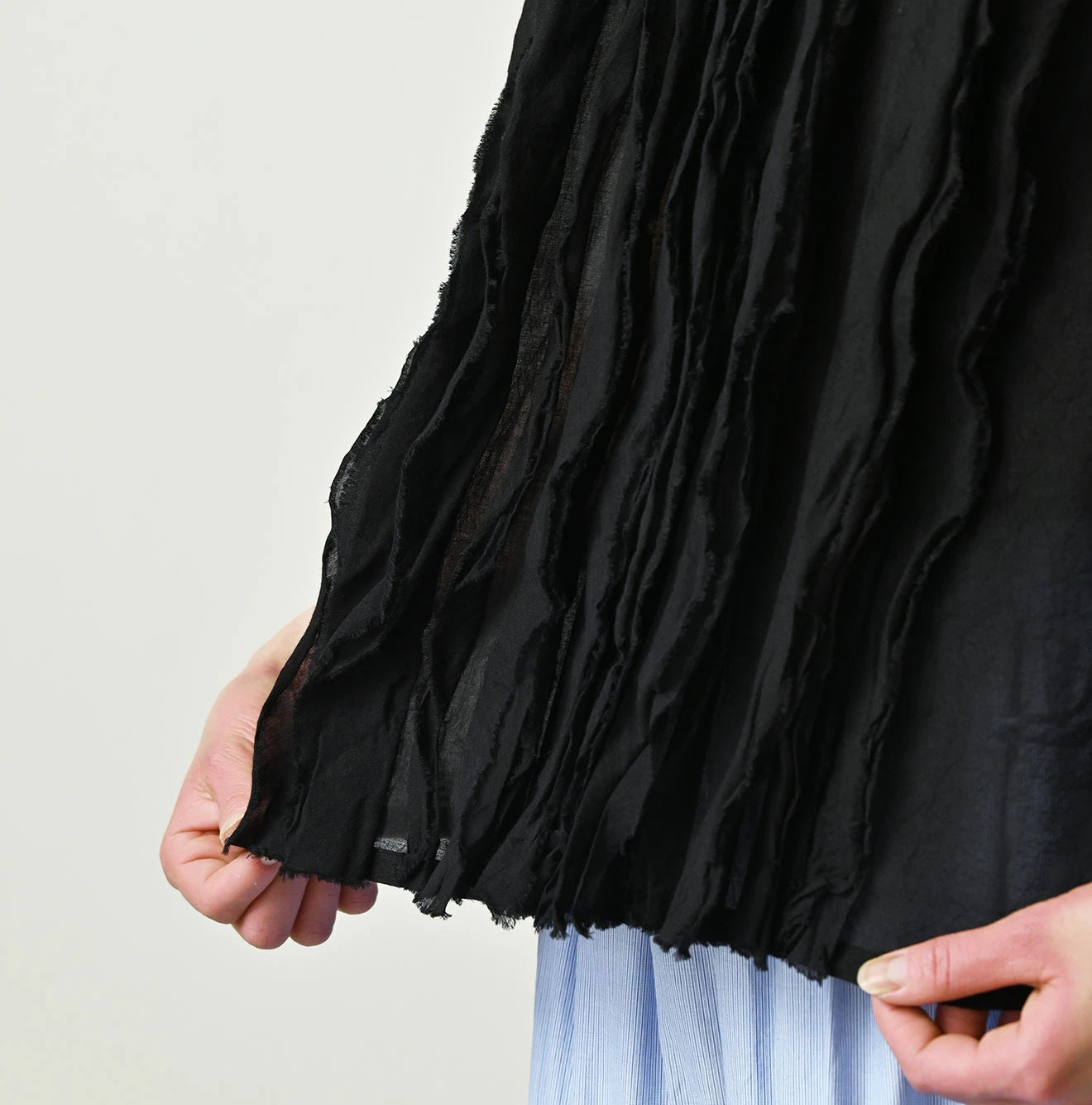 Tenjiku x Feather Khadi Silk Frill Cami