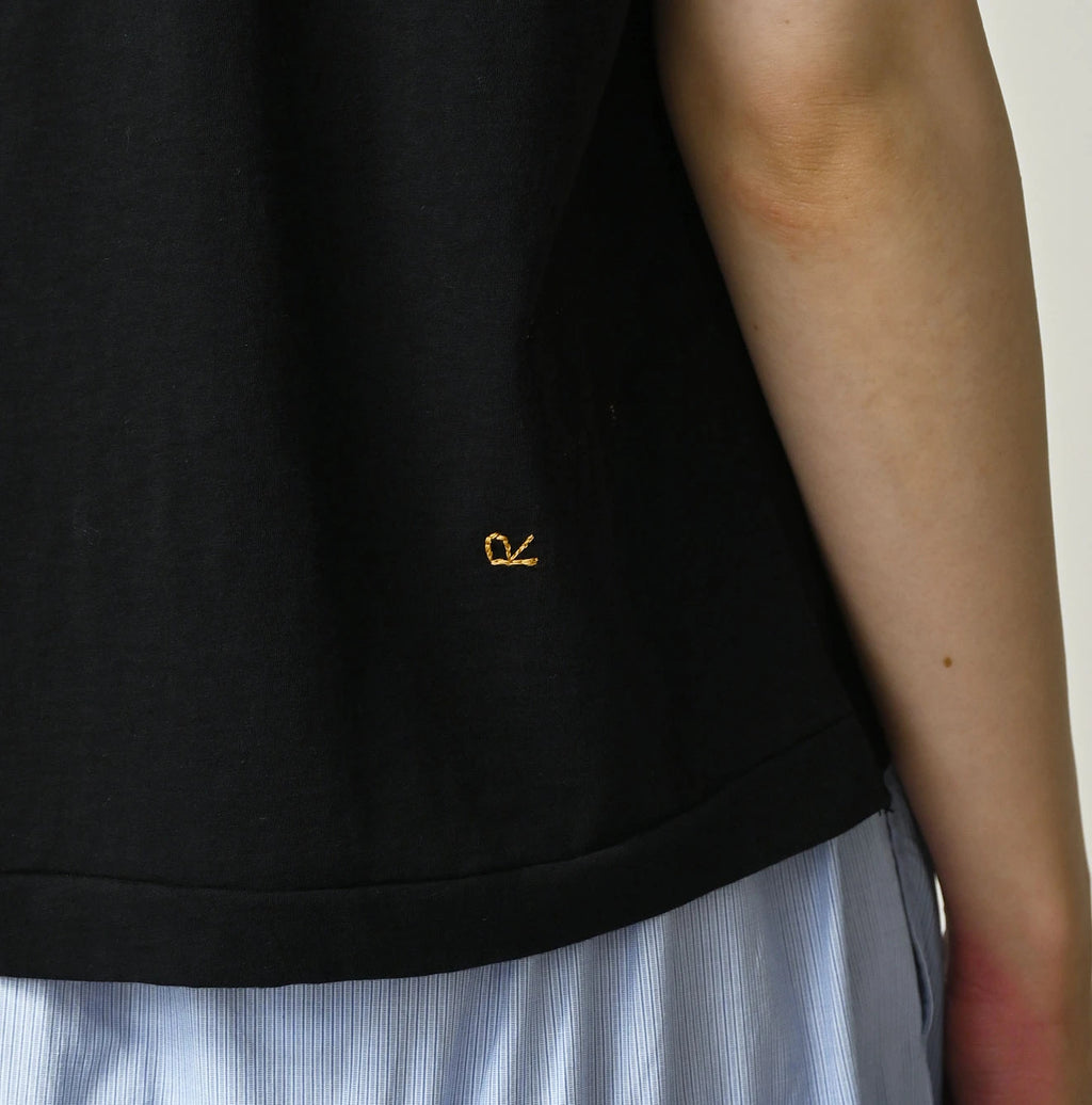 Tenjiku x Feather Khadi Silk Frill Cami