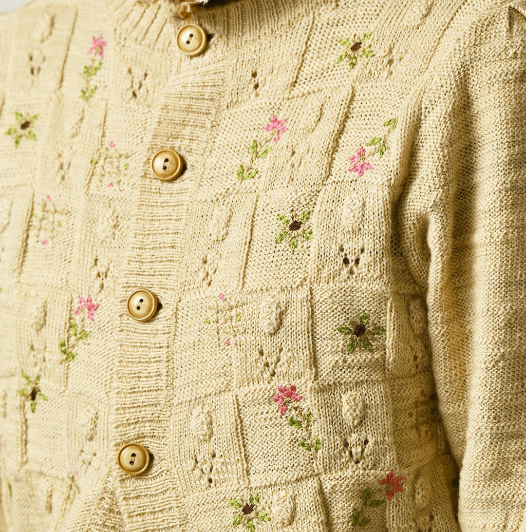 Pom-pom Flower Bolero