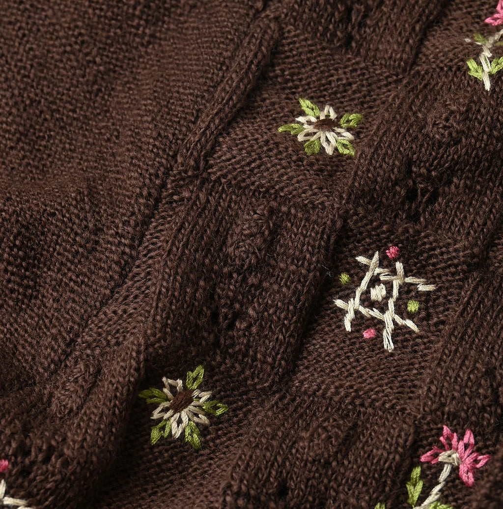 Pom-pom Flower Bolero