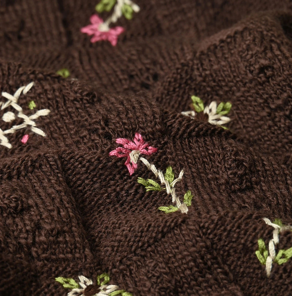 Pom-pom Flower Bolero