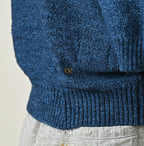 Indigo Pom-pom Flower Bolero