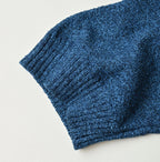 Indigo Pom-pom Flower Bolero