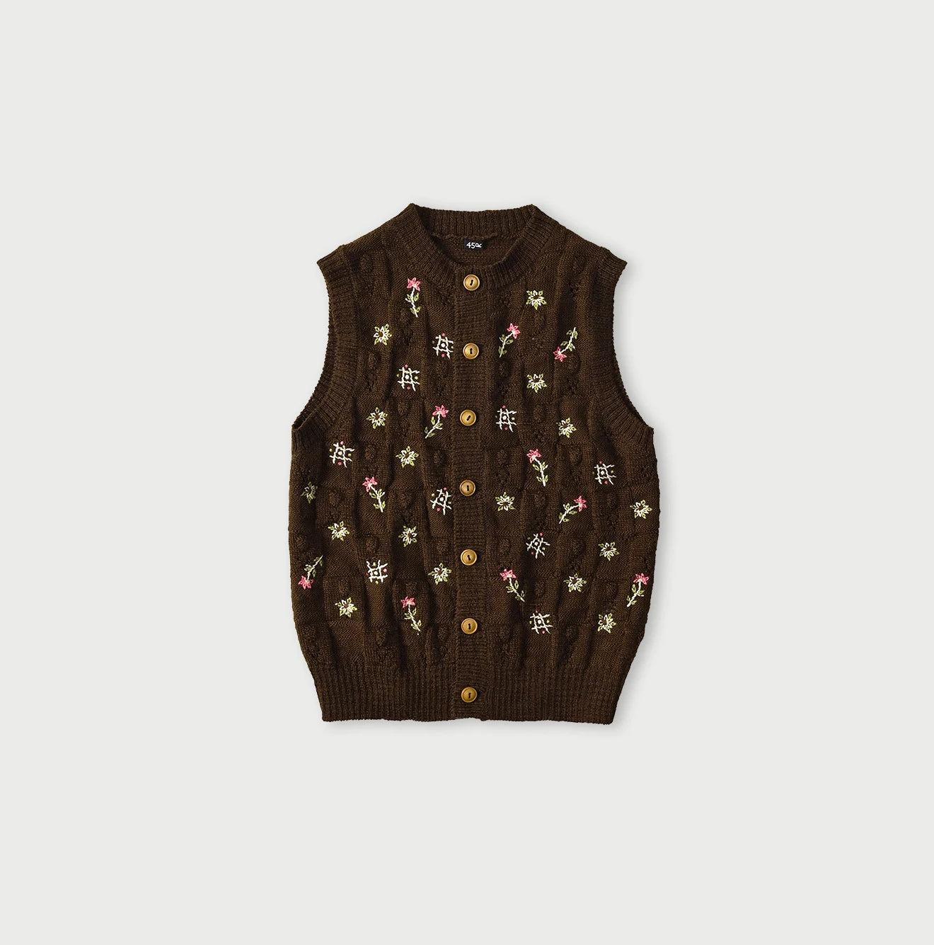 Pom-pom Flower Vest