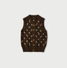 Pom-pom Flower Vest