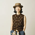 Pom-pom Flower Vest