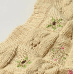 Pom-pom Flower Vest