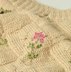 Pom-pom Flower Vest
