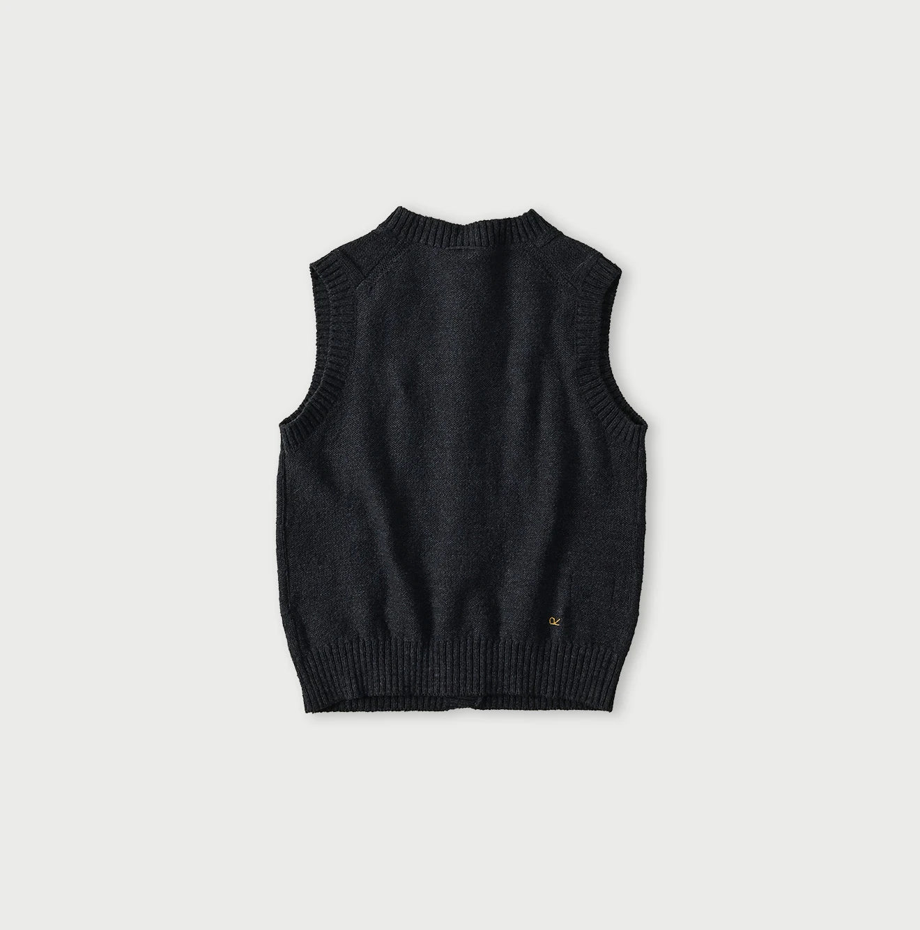 Indigo Pom-pom Flower Vest