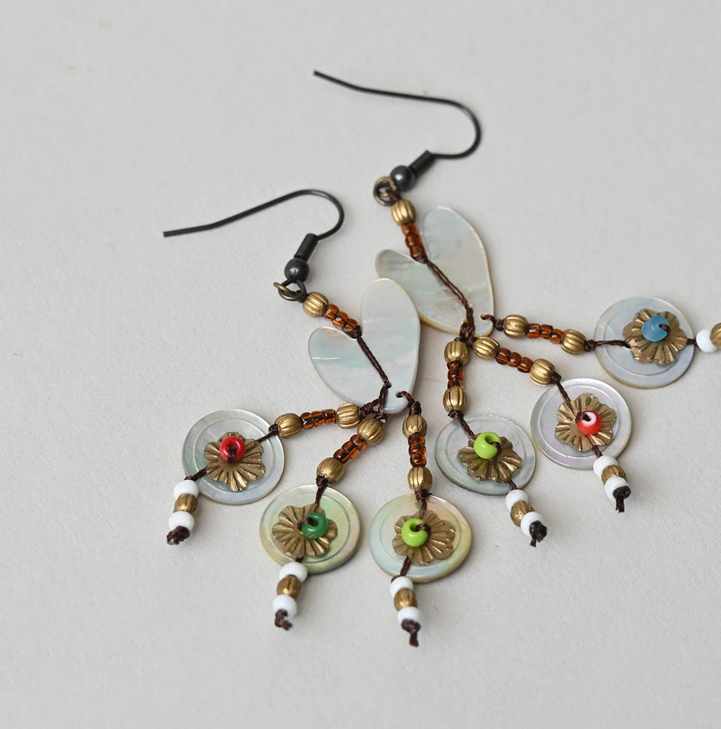 ShellShell Pierced Earrings