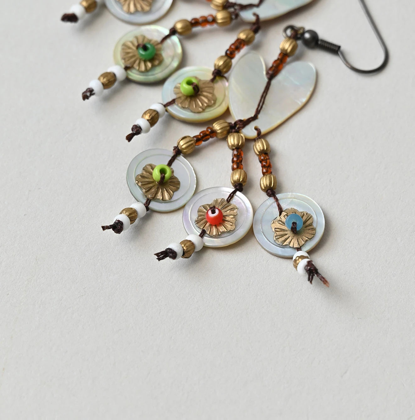 ShellShell Pierced Earrings