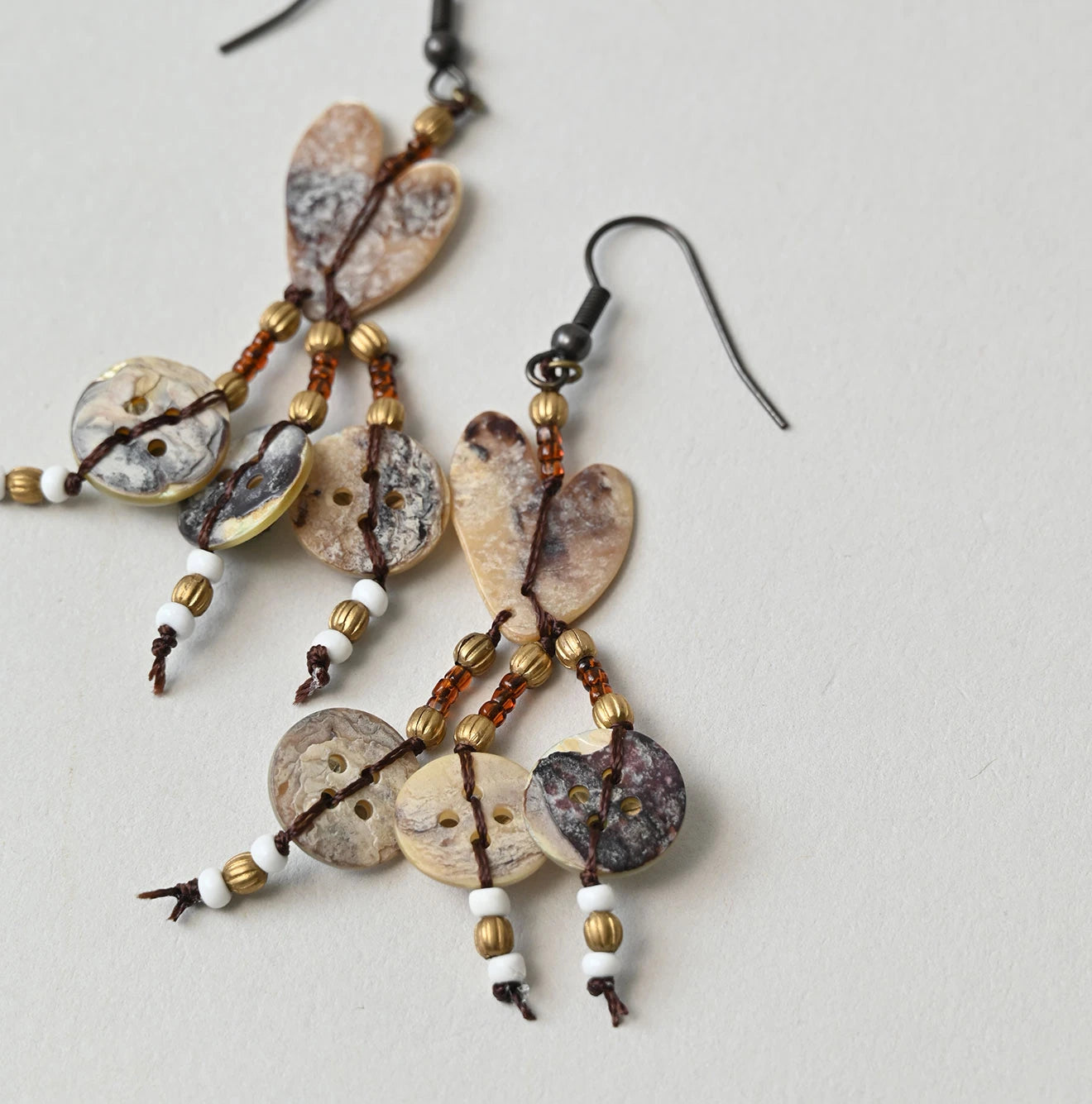 ShellShell Pierced Earrings
