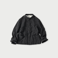 Indigo Cotton Tweed Petit Coverall