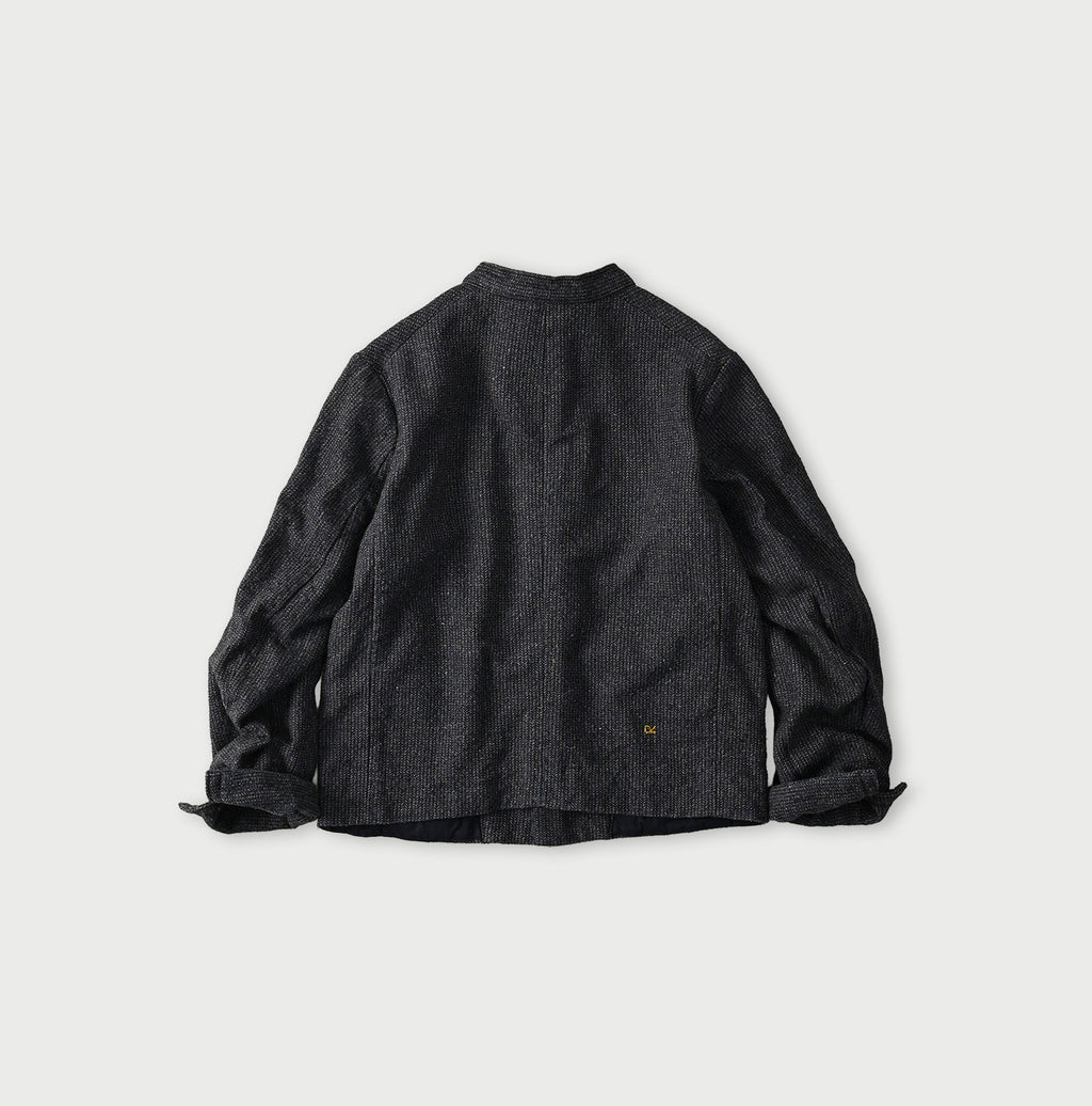 Indigo Cotton Tweed Petit Coverall