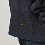 Indigo Cotton Tweed Petit Coverall