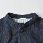 Indigo Cotton Tweed Petit Coverall
