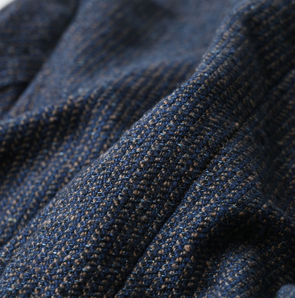 Indigo Cotton Tweed Petit Coverall