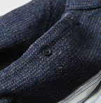 Indigo Cotton Tweed Petit Coverall