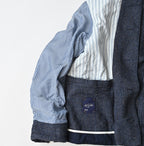 Indigo Cotton Tweed Petit Coverall