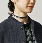 Indigo Cotton Tweed Petit Coverall