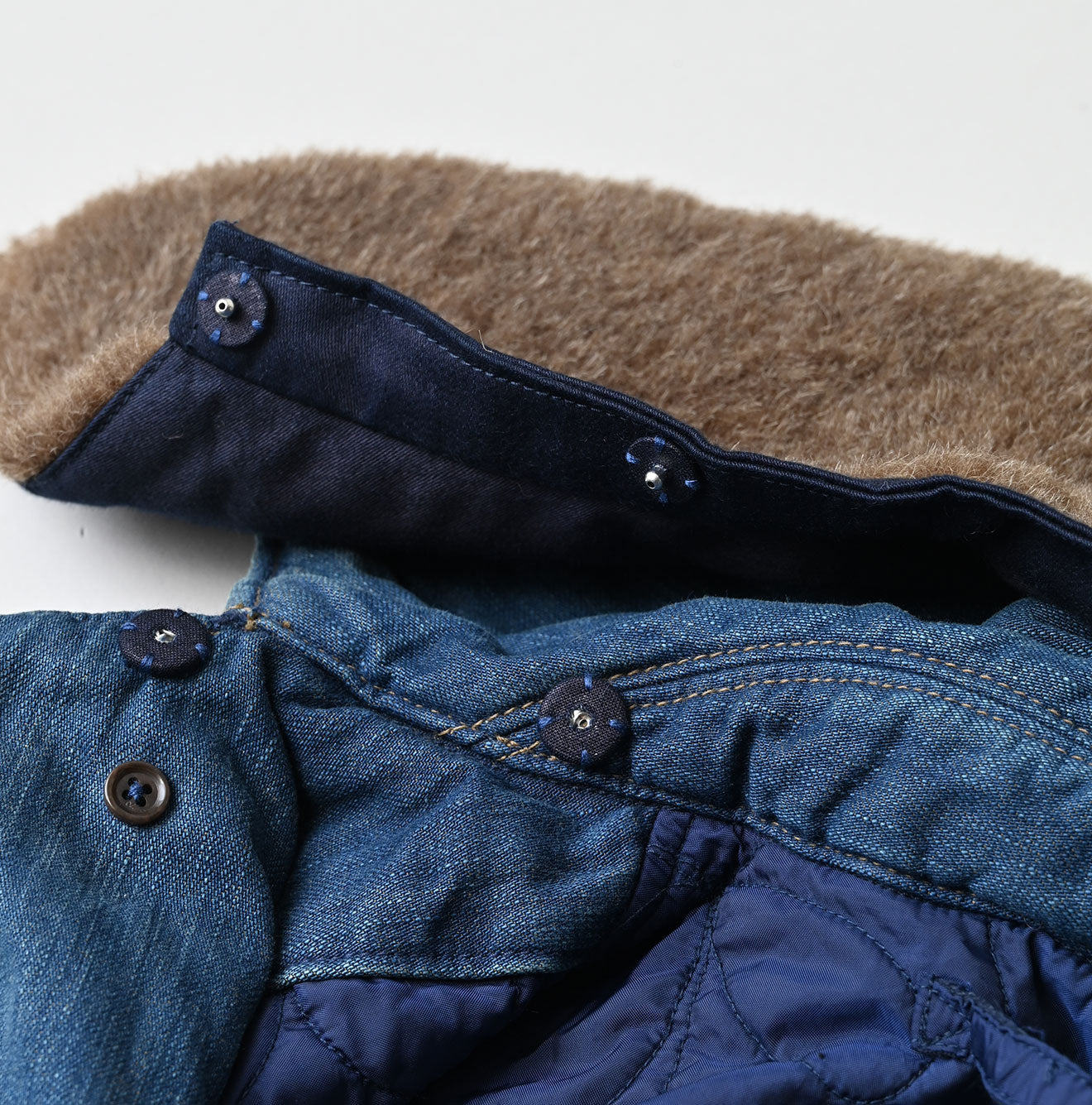 Light Mon Brown x Quilting Annie W Blouson Distressed